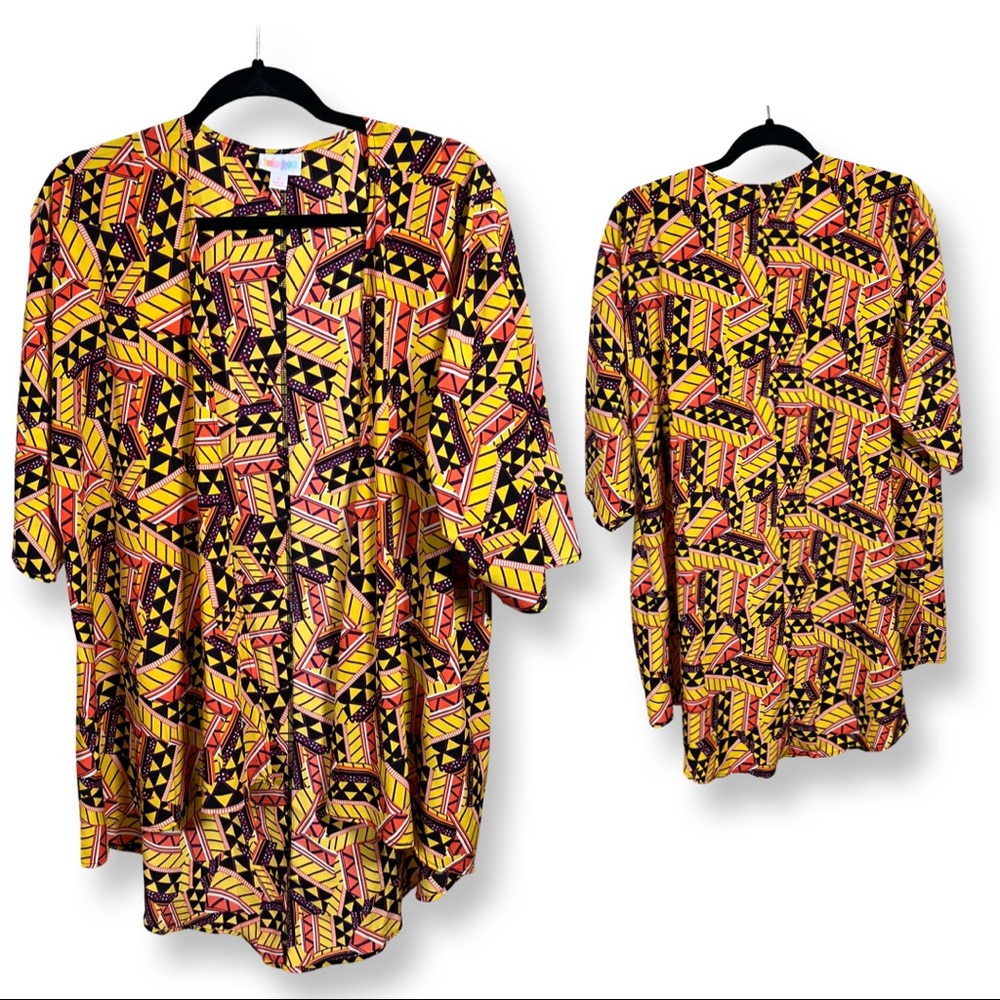LuLaRoe Lindsay Patterned Kimono